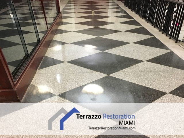 Terrazzo Restoration Clean Miami