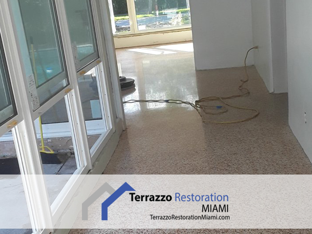 Terrazzo Cleaning Process Miami